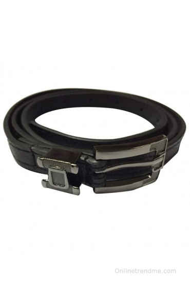 Sir Michele Black Non Leather Women Belt